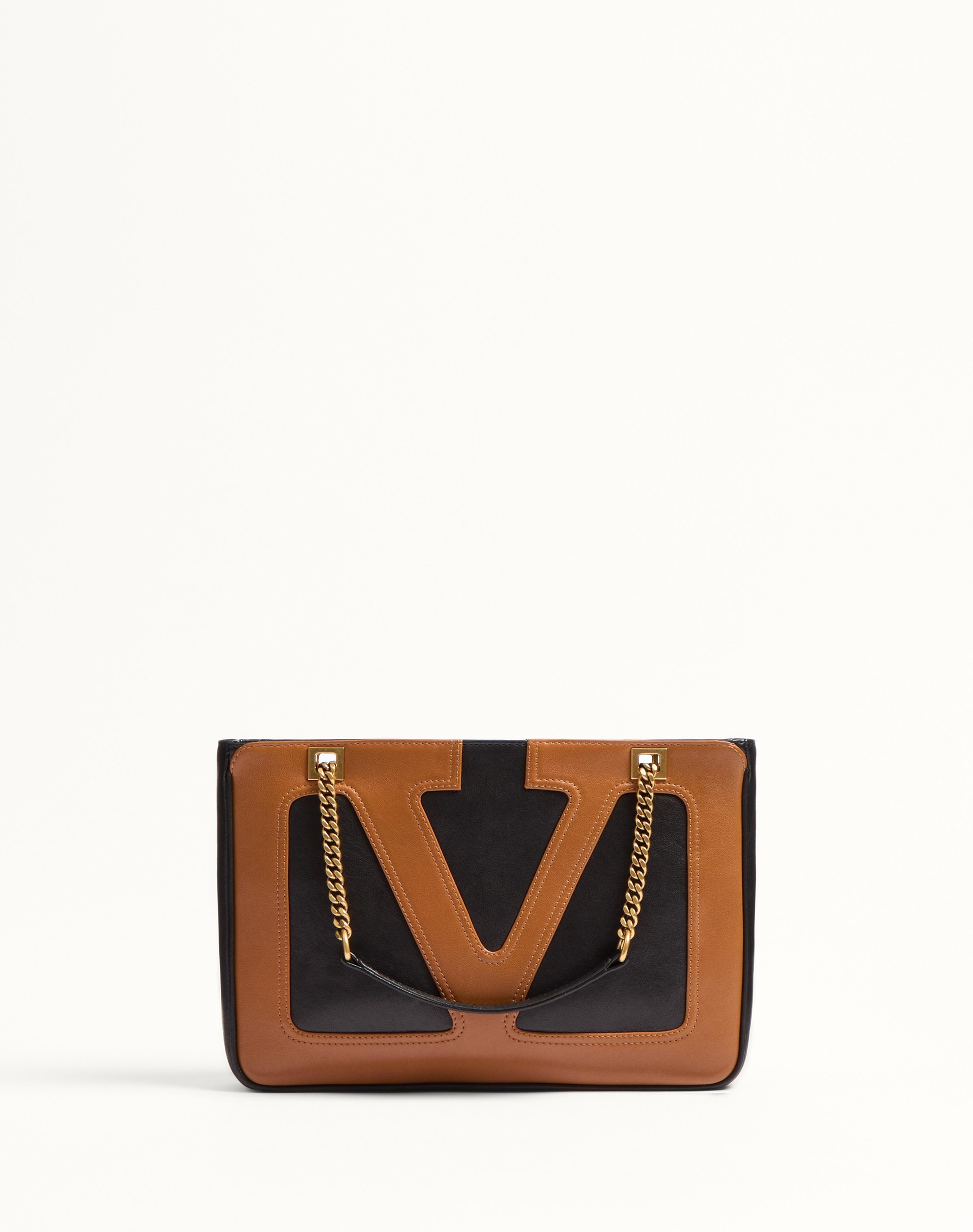 VALENTINO GARAVANI VIVA SUPERSTAR SMALL NAPPA LEATHER SHOPPING BAG - 1