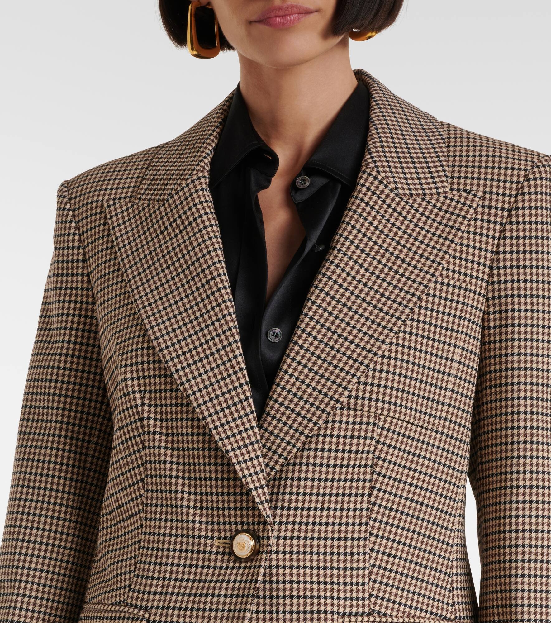 Livvy houndstooth blazer - 5