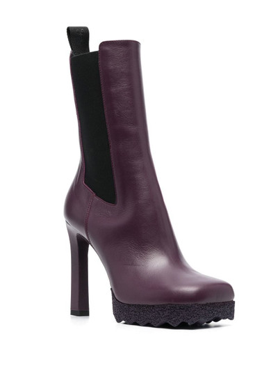 Off-White Sponge-sole Chelsea heeled boots outlook