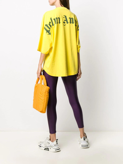 Palm Angels logo-print oversized T-shirt outlook