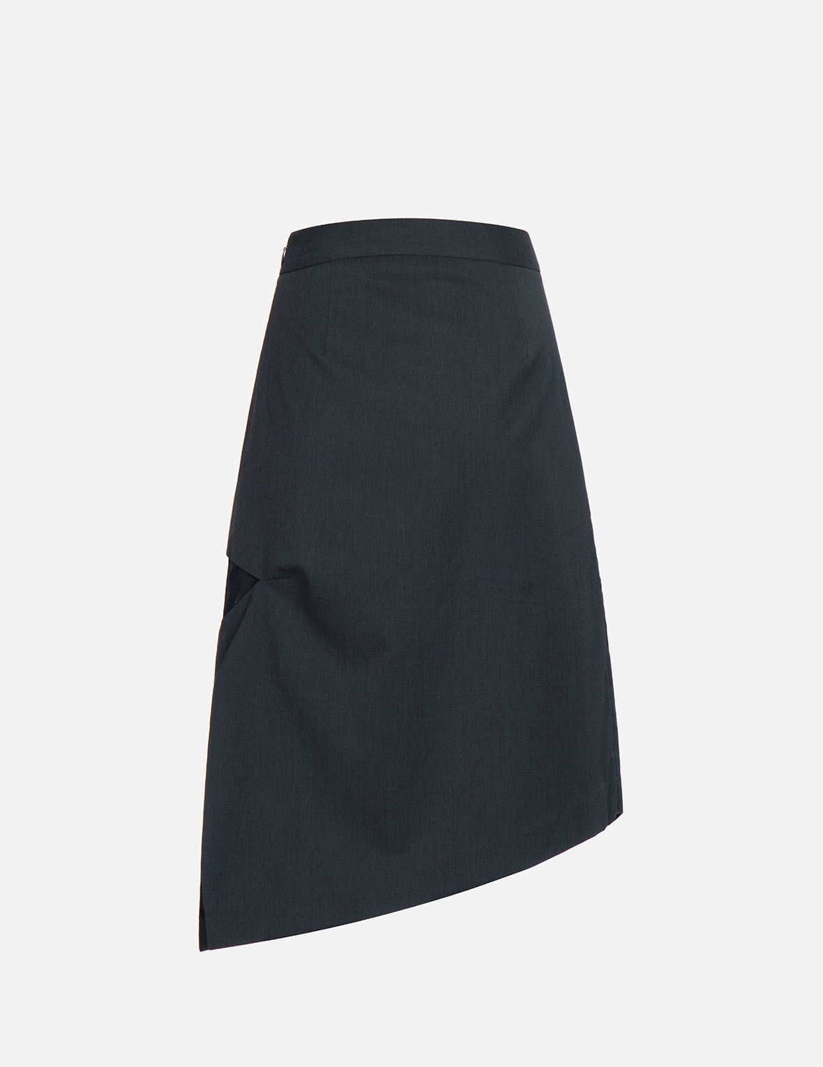 Sheer Panelled Midi Skirt - 2