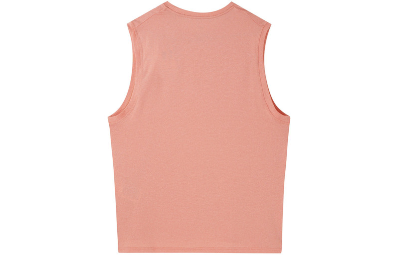 Nike Men's Nike Solid Color Logo Quick Dry Breathable Sports Training Madder Root Brown Vest CZ1185-827 outlook