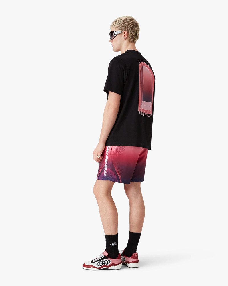 Aubergine Gradient Printed Swim Shorts | Casablanca Paris 3