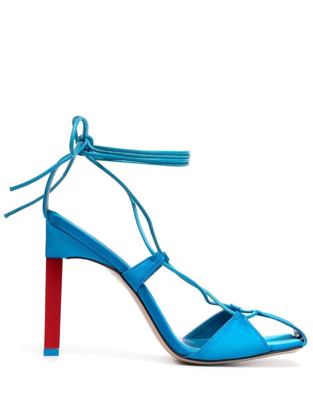 Adele 105mm lace-up sandals - 1