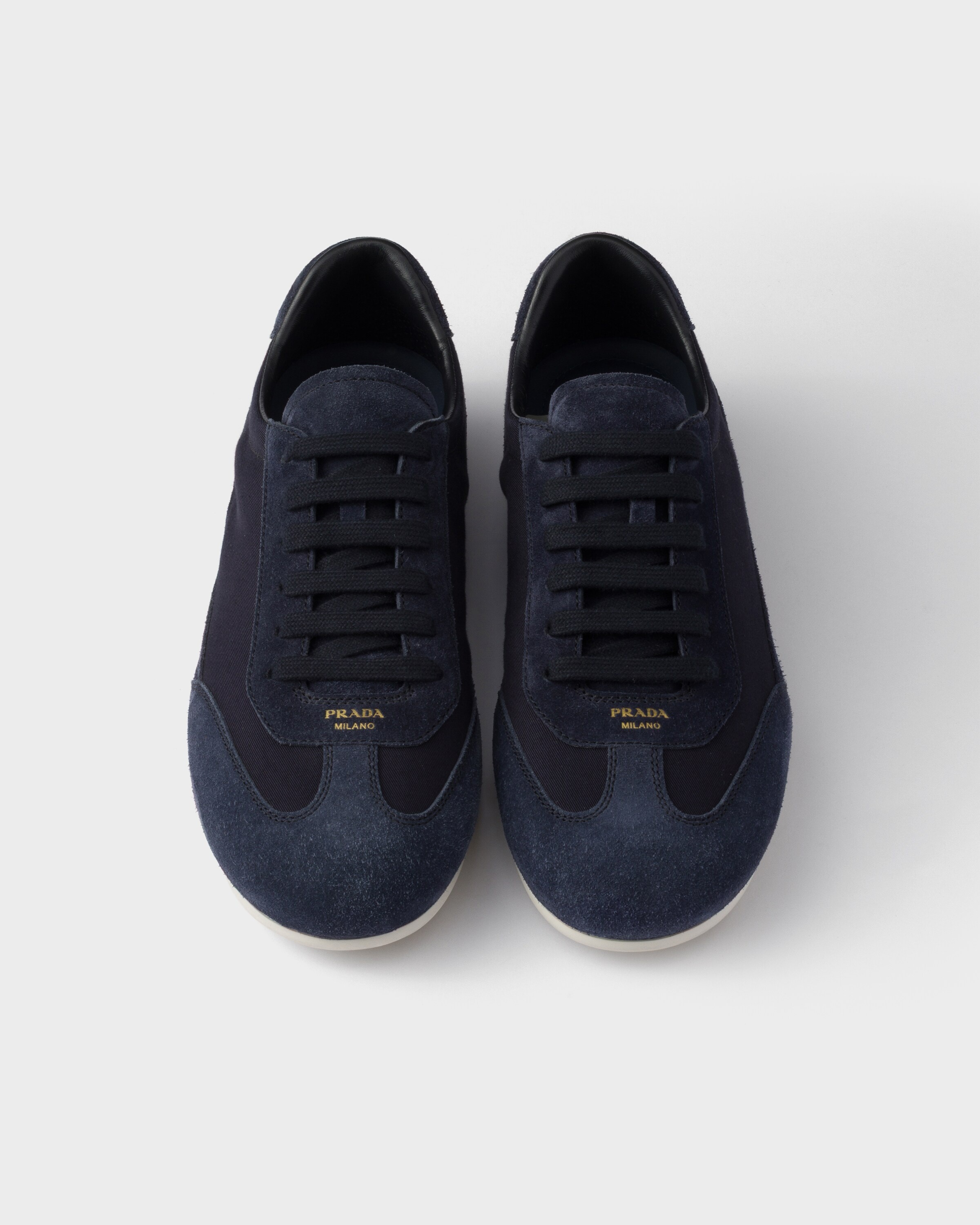 Suede and fabric sneakers - 3