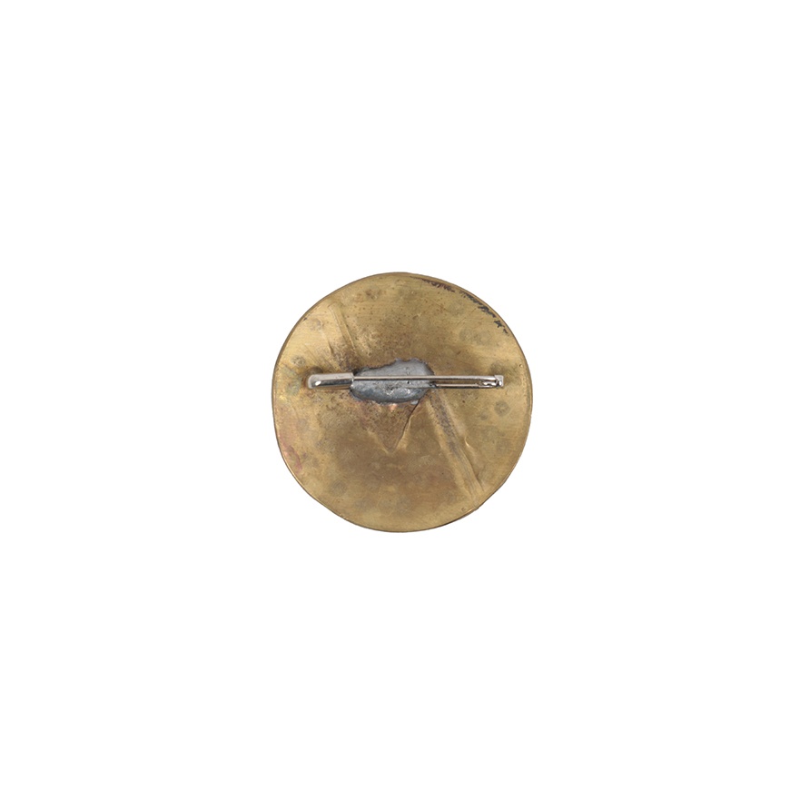 N BADGE 50MM BRASS - 2