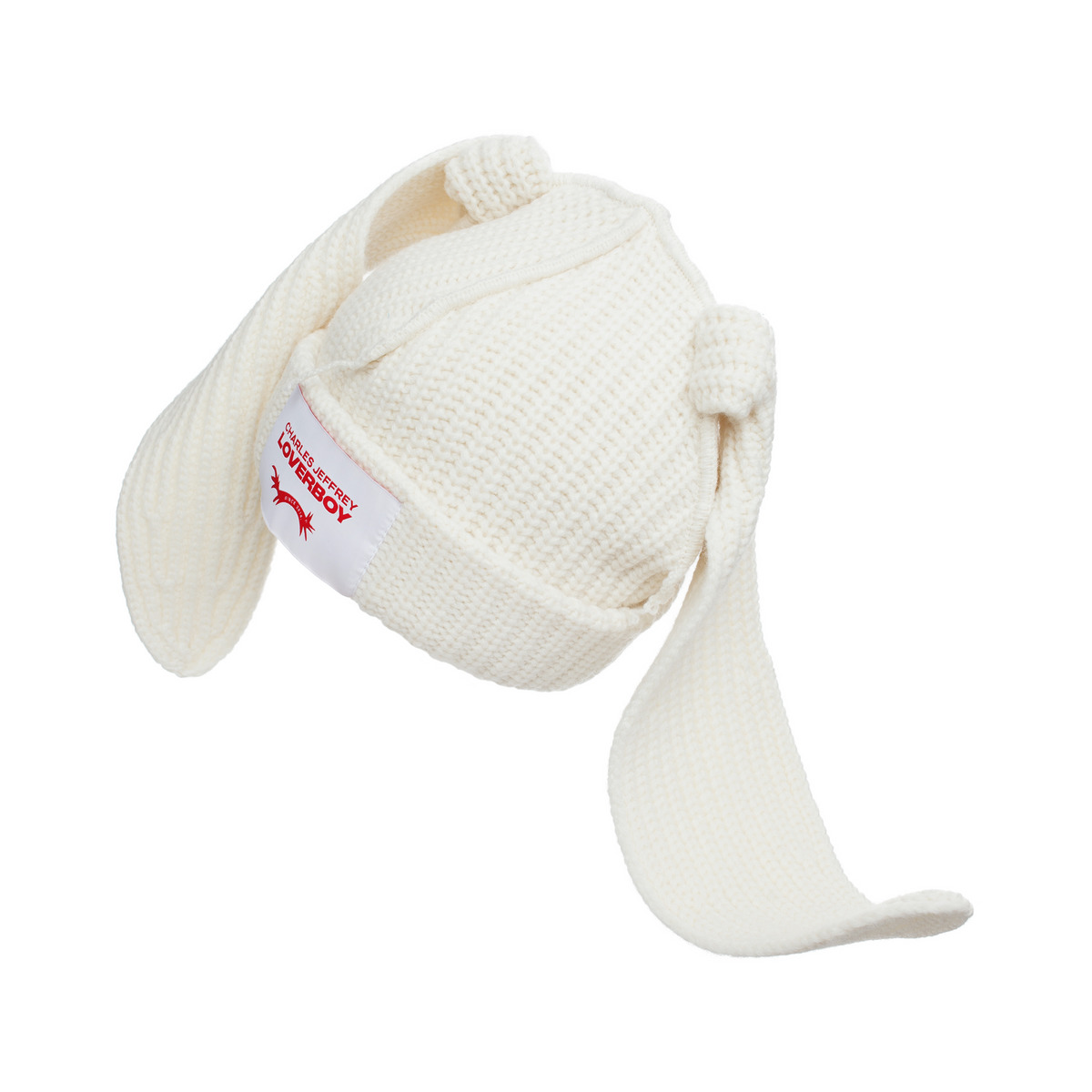 FLOPPY RABBIT BEANIE (ECRU) - 3