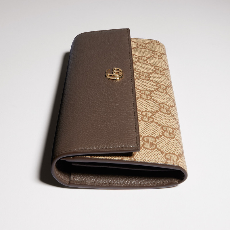 Bi-color GG Marmont continental wallet 3