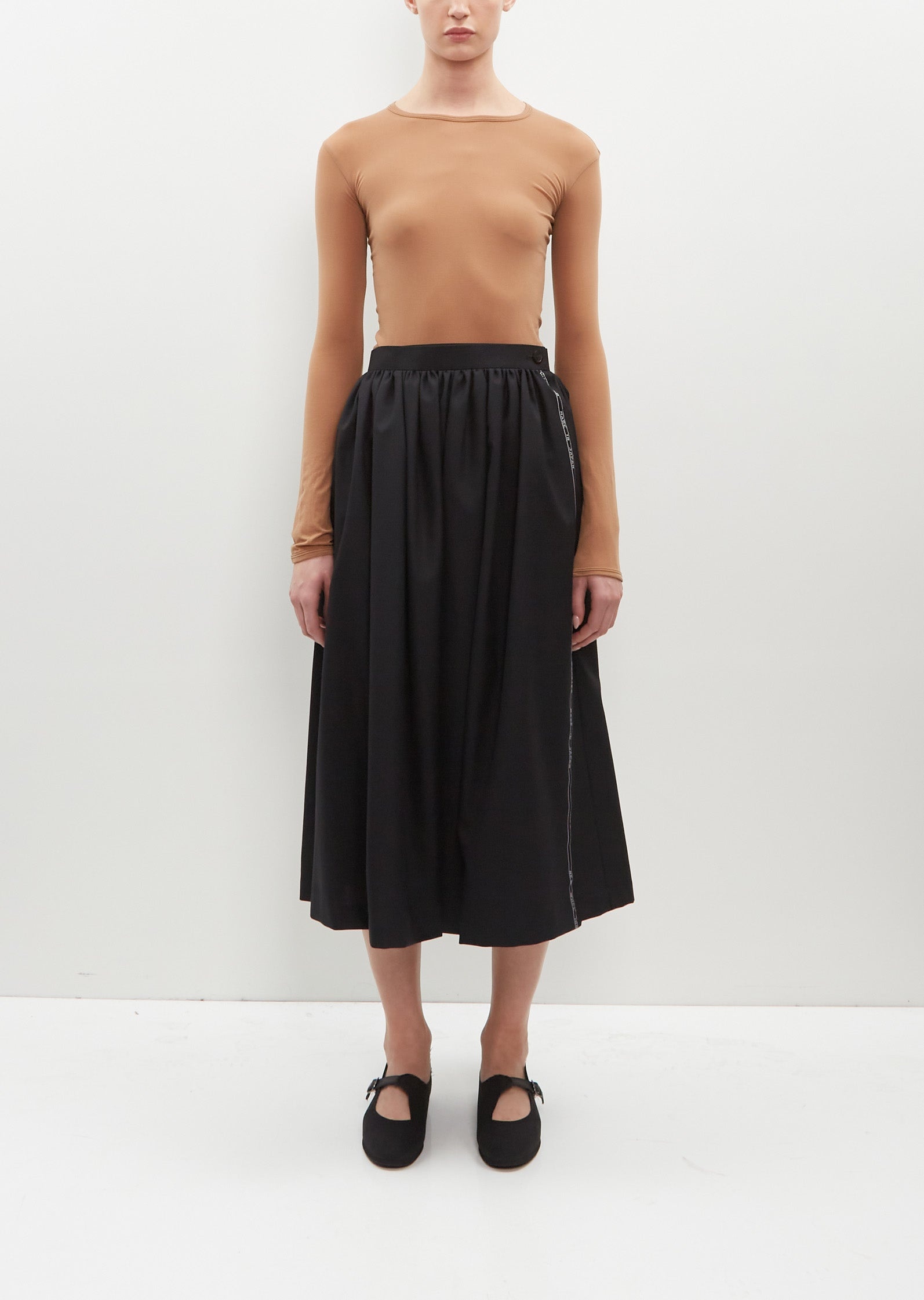 Tropical Wool Skirt - 1