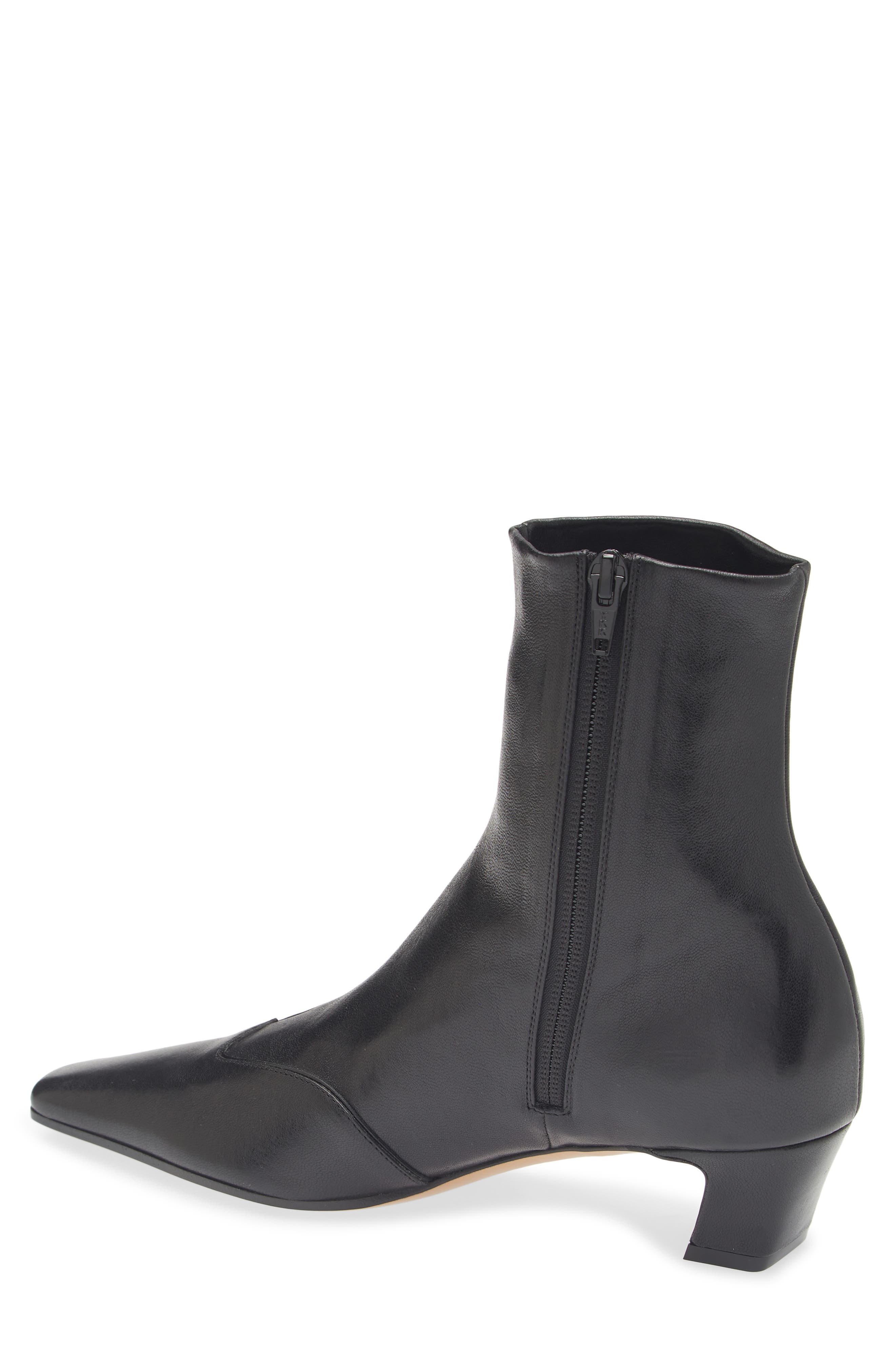 Khaite Nevada Square Toe Bootie in Black at Nordstrom - 2