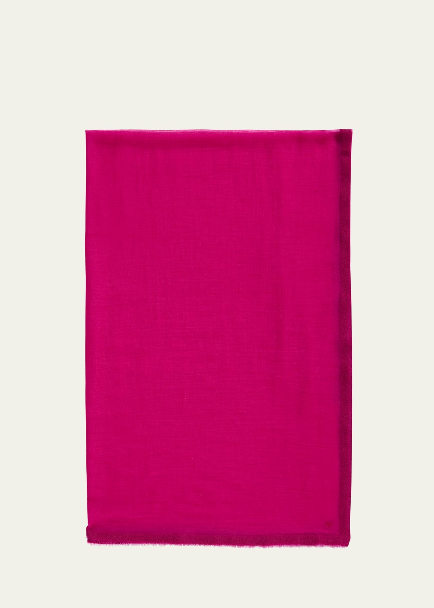 Fioko Fuzzy Edge Cashmere Scarf - 1