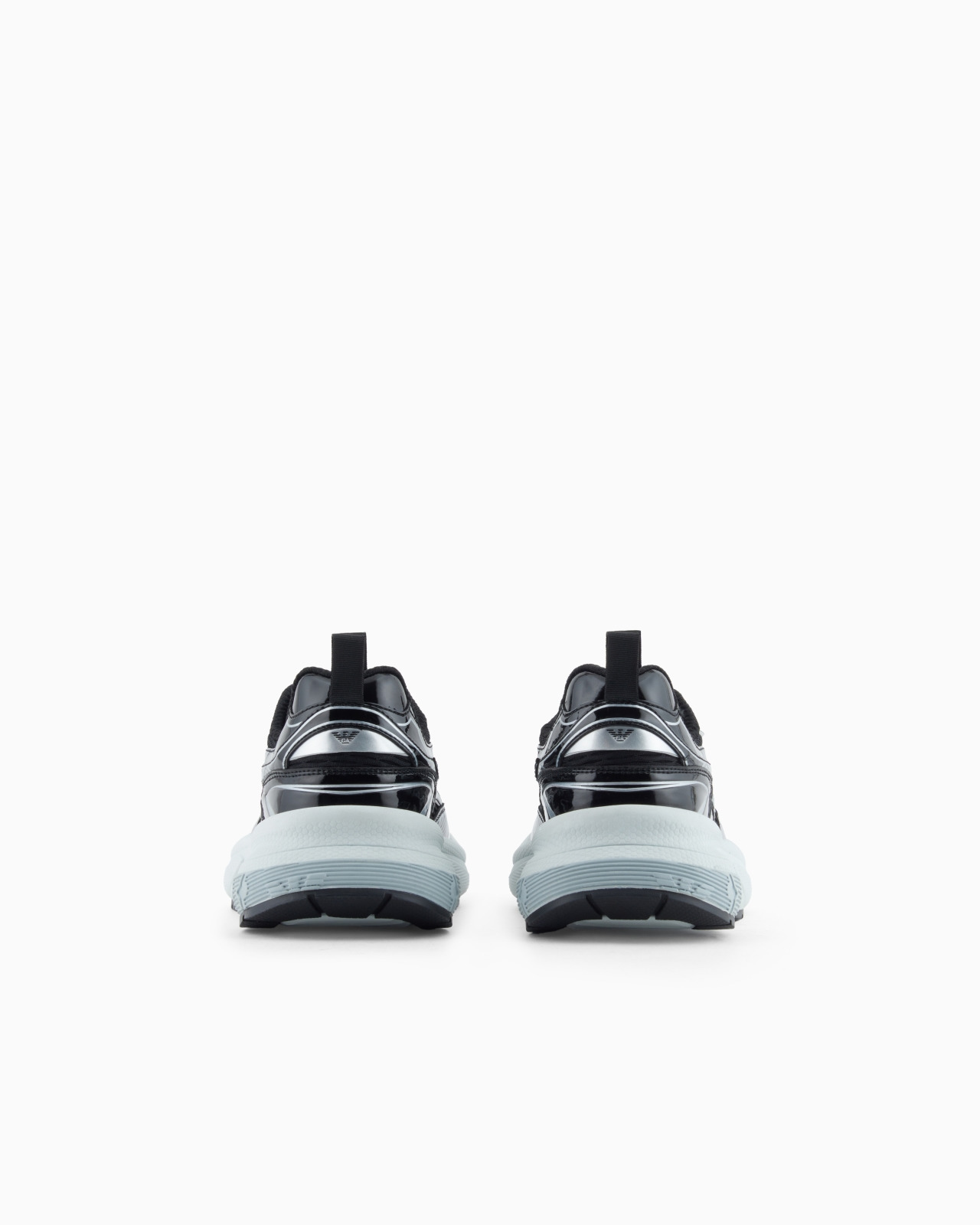 MESH SNEAKERS WITH LAMINATED DETAILS AND SIGNATURE LOGO - 4