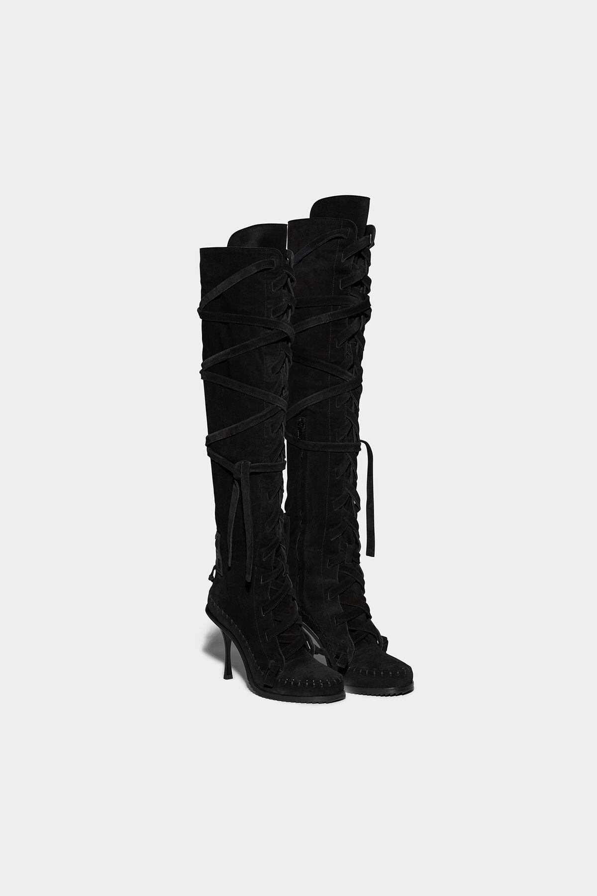 FRINGES HEELED BOOTS - 3