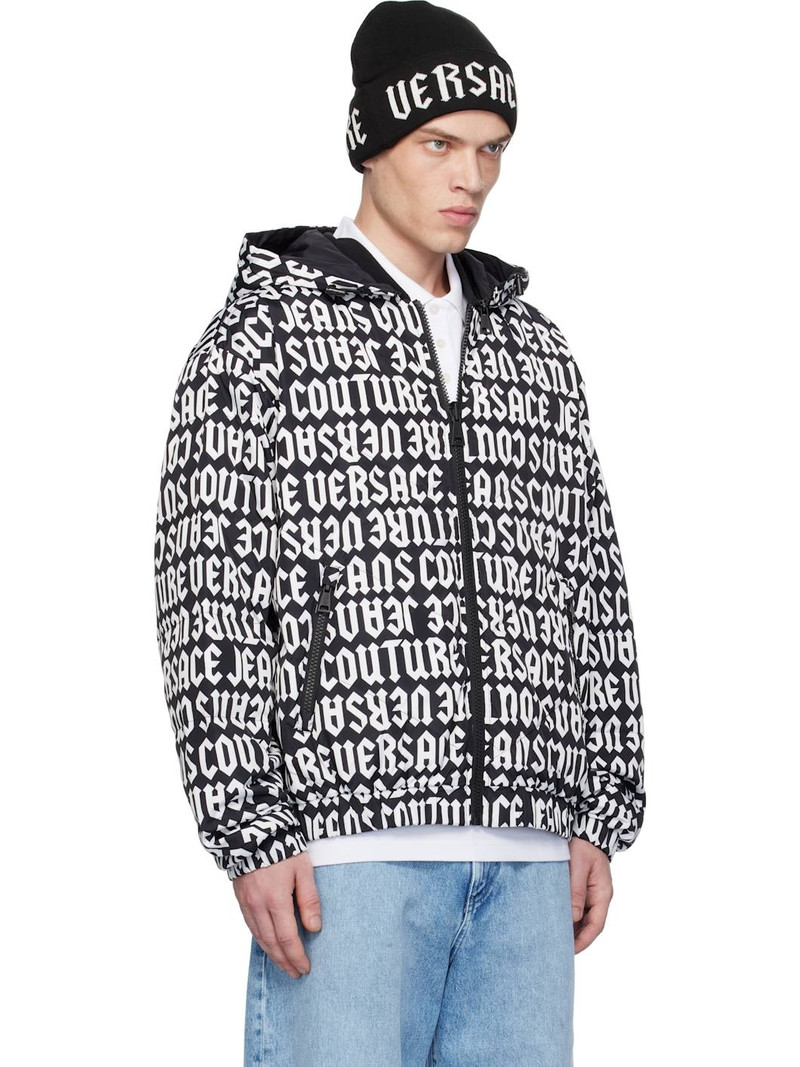 Black & White Rev Monogram Reversible Down Jacket 2