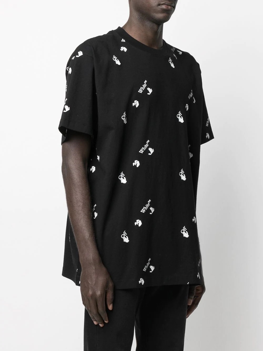 all-over logo-print T-shirt - 6