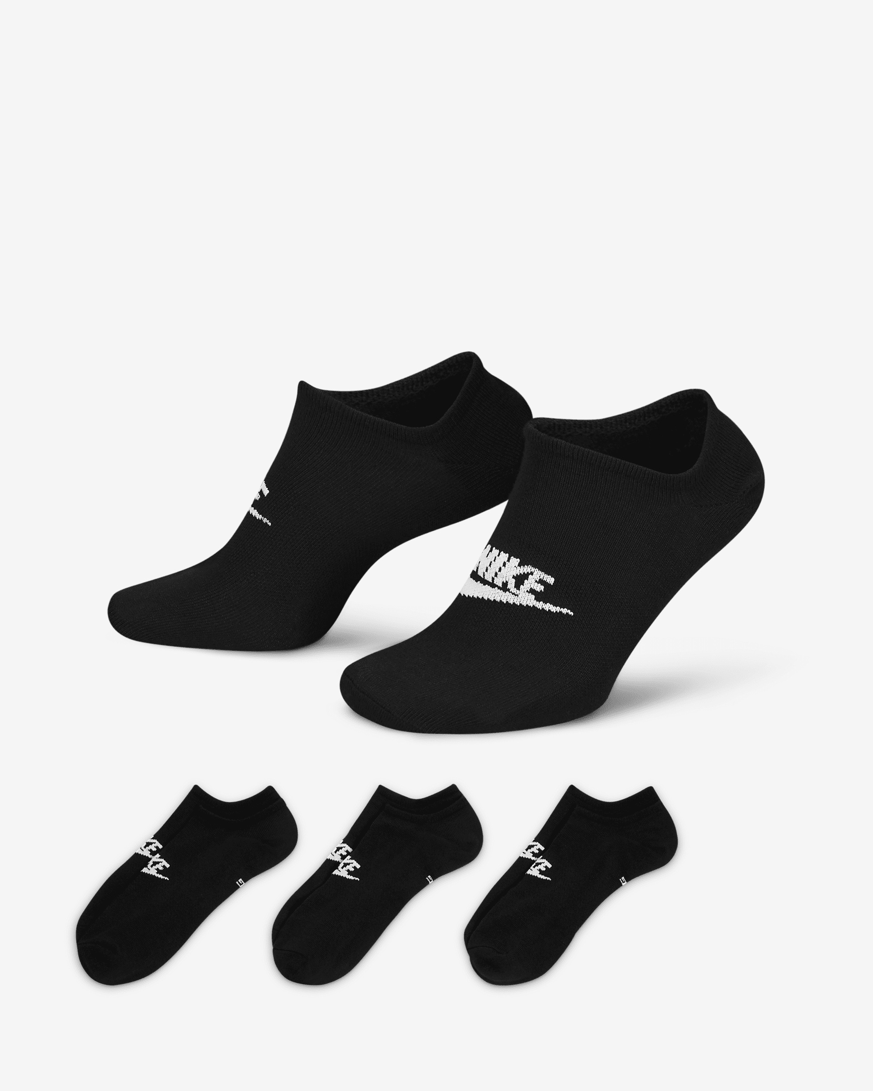 Nike Sportswear Everyday Essential No-Show Socks (3 Pairs) - 1