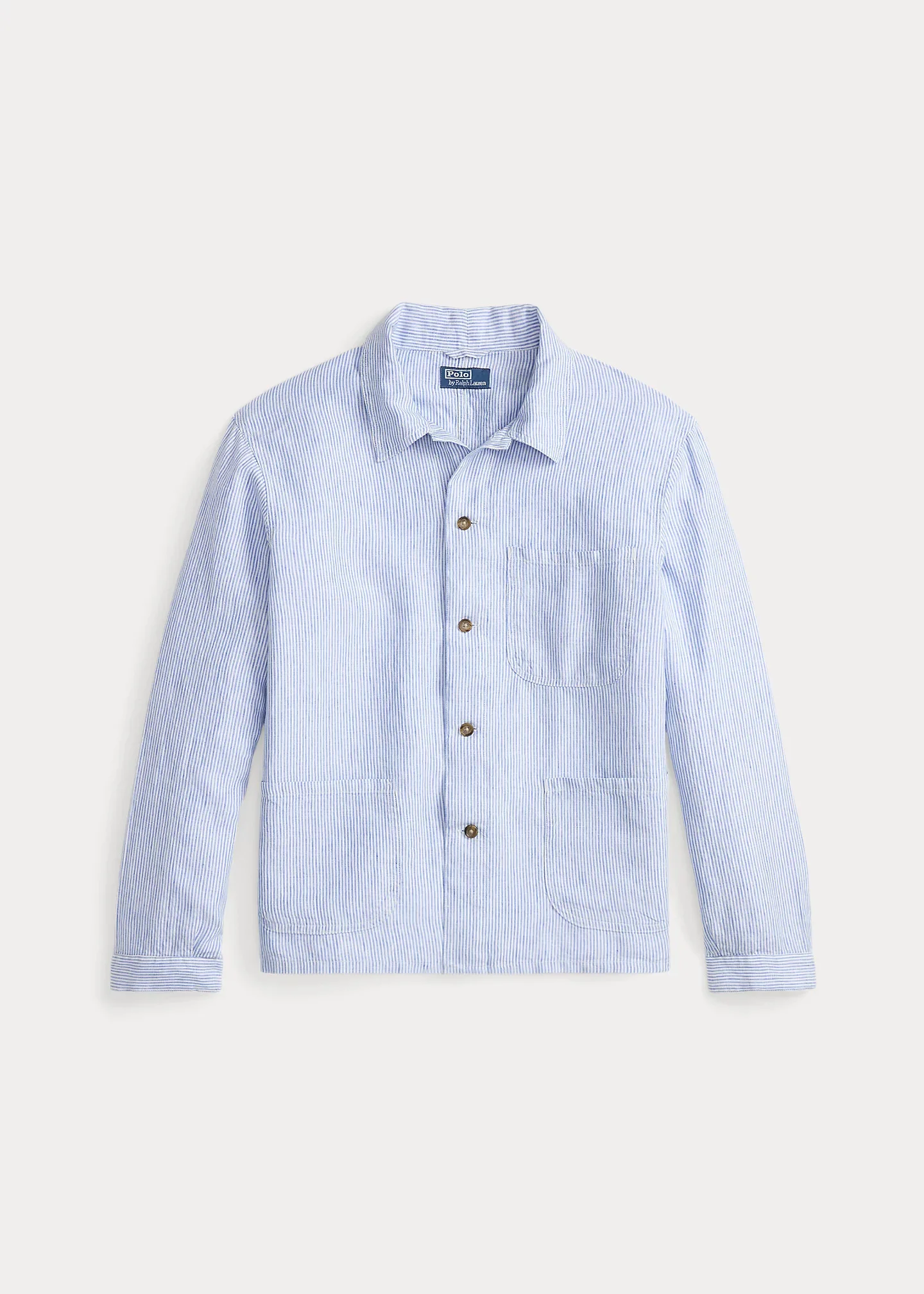 Linen Utility Overshirt - 1
