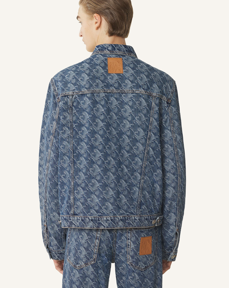 LUNAR YEAR JACQUARD DENIM JACKET 4