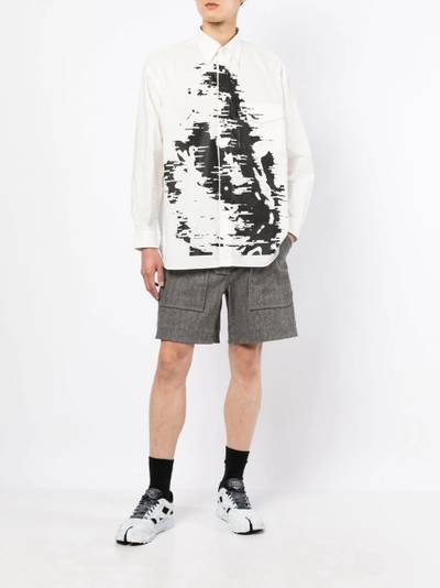 TAKAHIROMIYASHITA TheSoloist. oversized blot-print shirt outlook