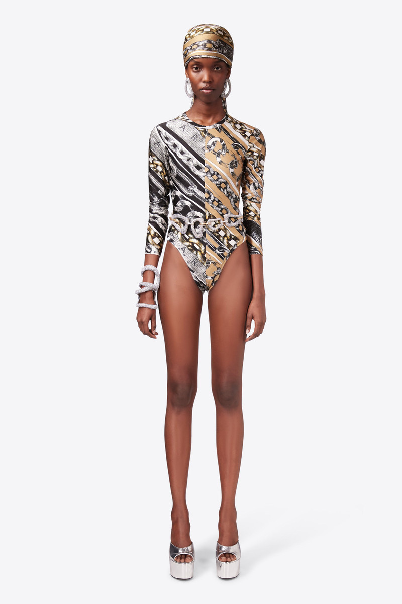 CHAIN PRINTED BODYSUIT 3