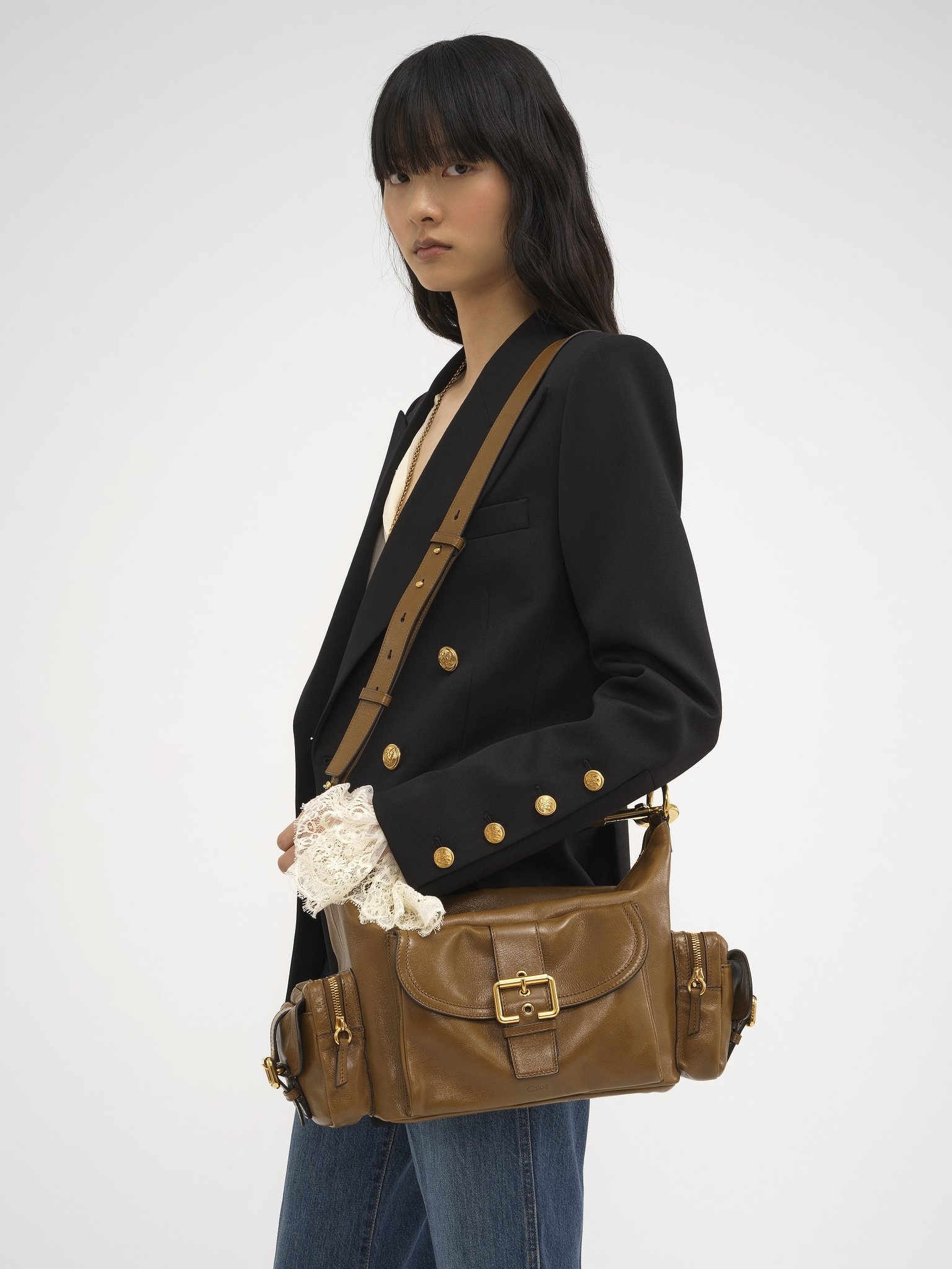 CAMERA BAG IN SHINY LEATHER - 8