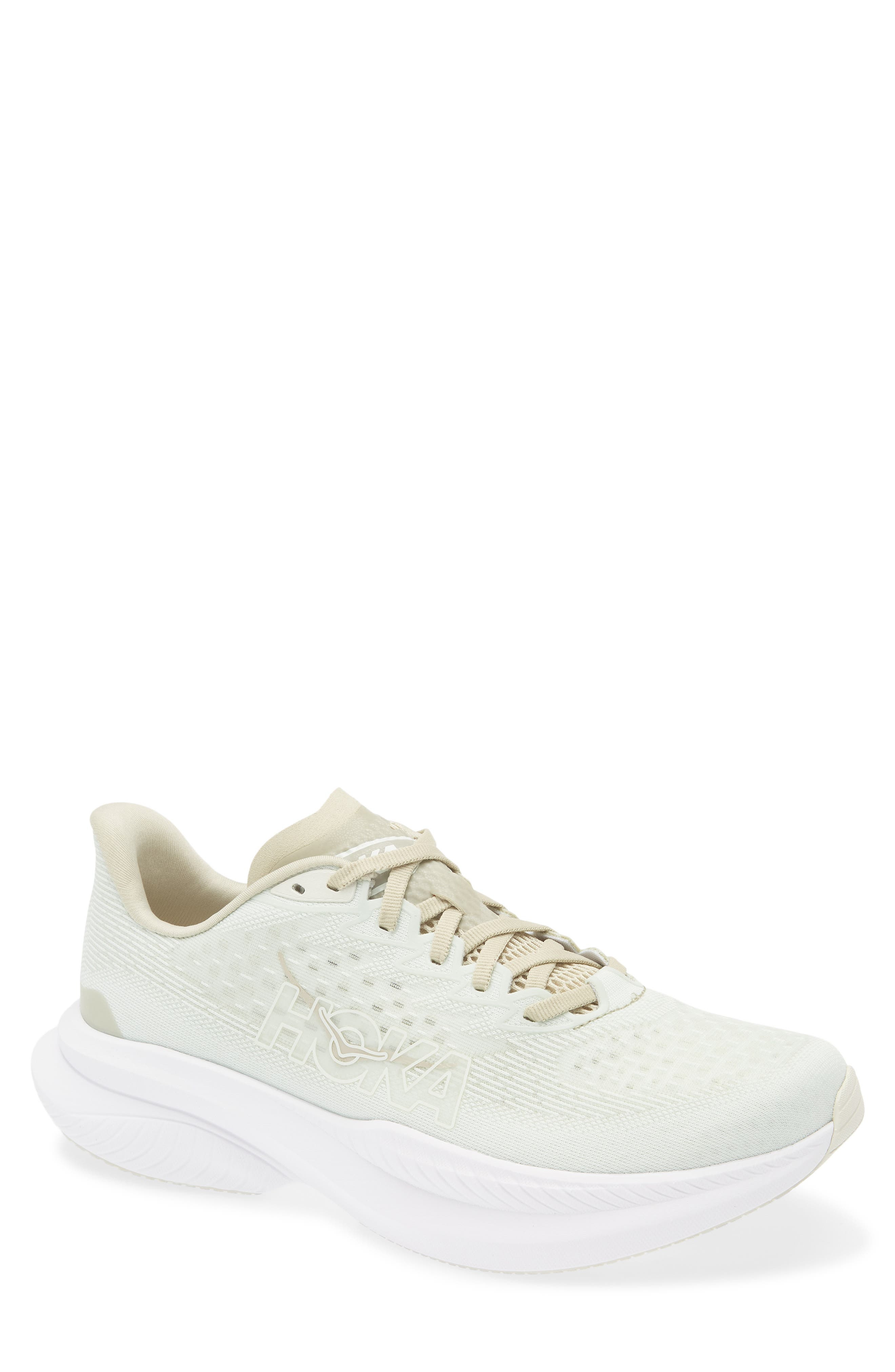 HOKA Mach 6 Running Shoe in Oyster Mushroom /Truffle Salt at Nordstrom - 1