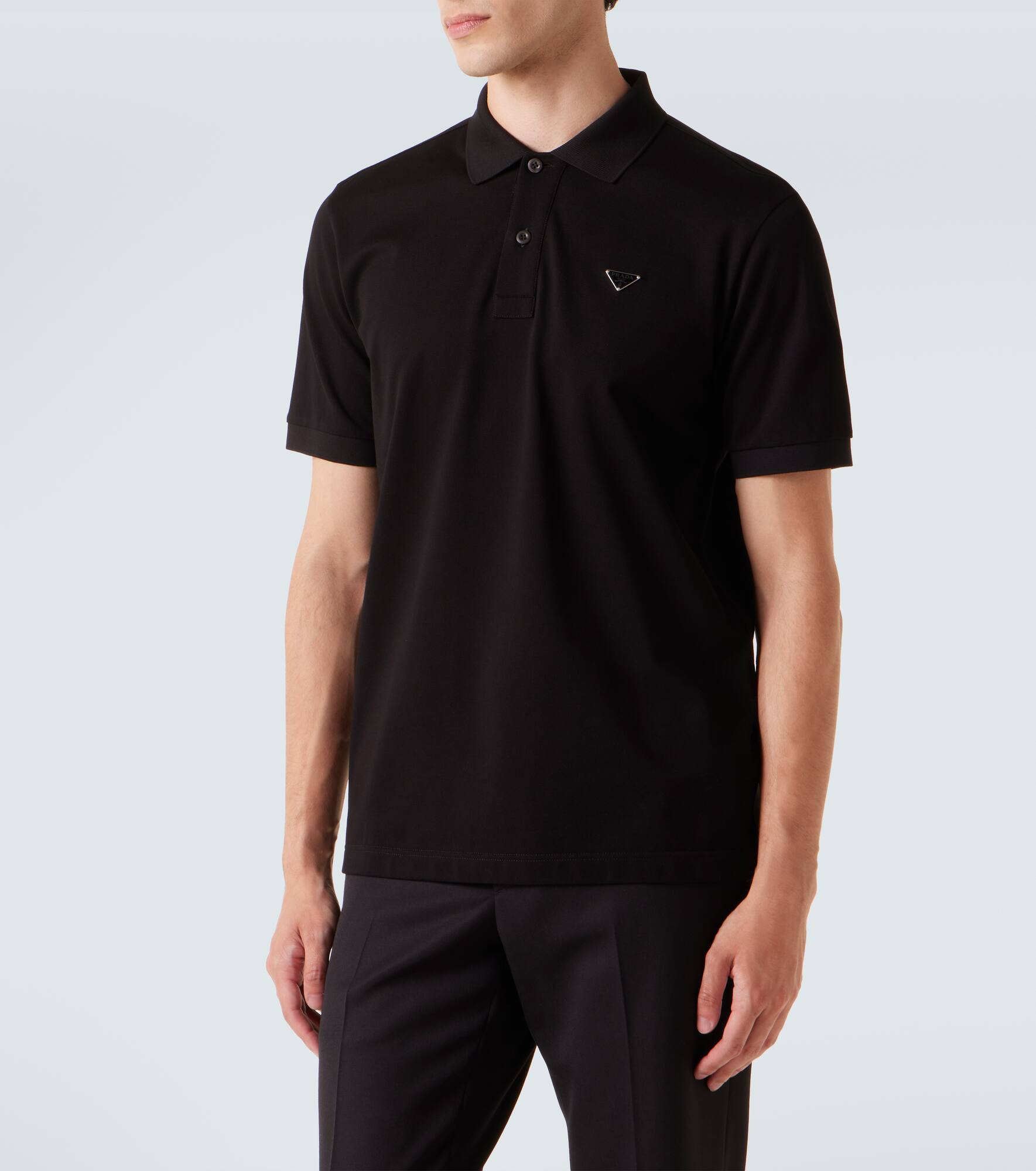 Logo cotton polo shirt - 3