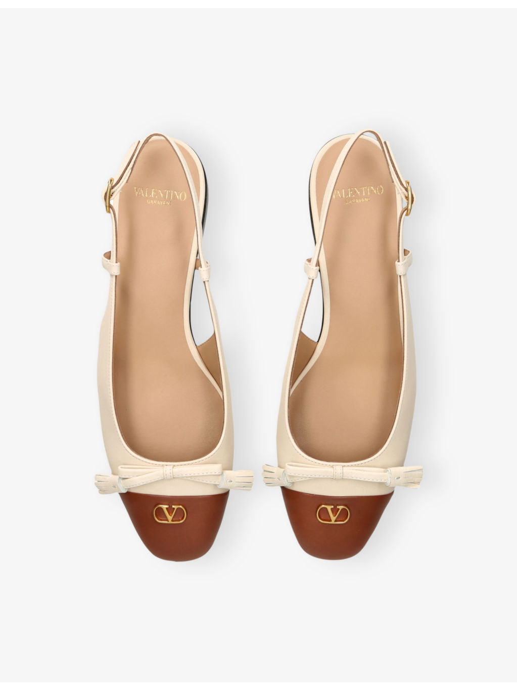 Valet du Roi 25 Slingback Leather Ballerina Flats - 2