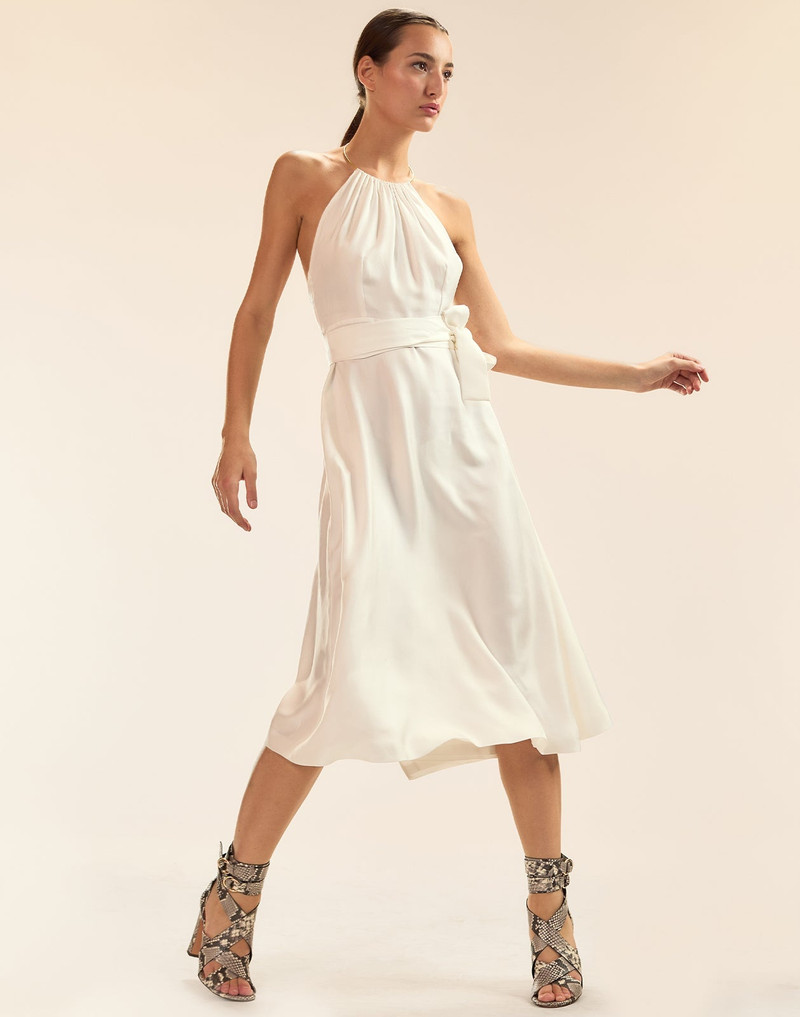 CYNTHIA ROWLEY Talita Silk Wrap Dress outlook