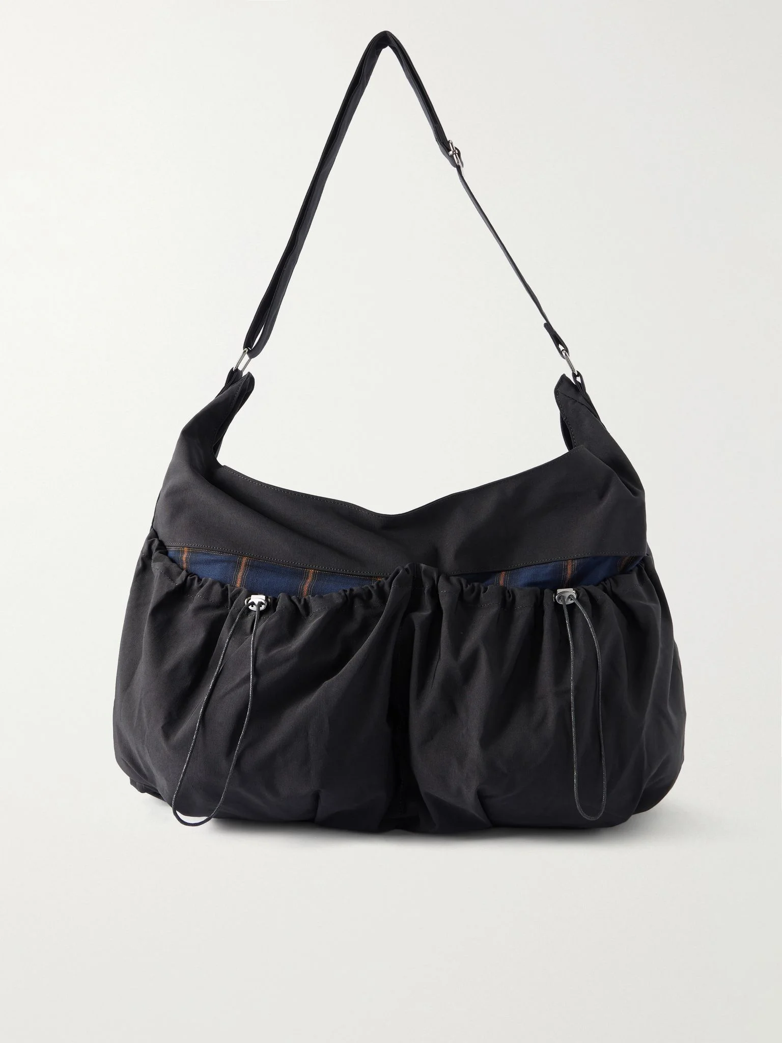 Twill Messenger Bag Black - 1