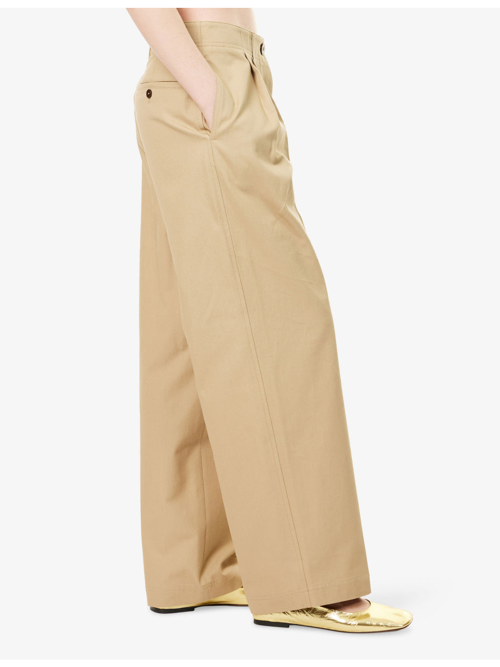 Relaxed-Fit Straight-Leg Cotton Chino Trousers - 3