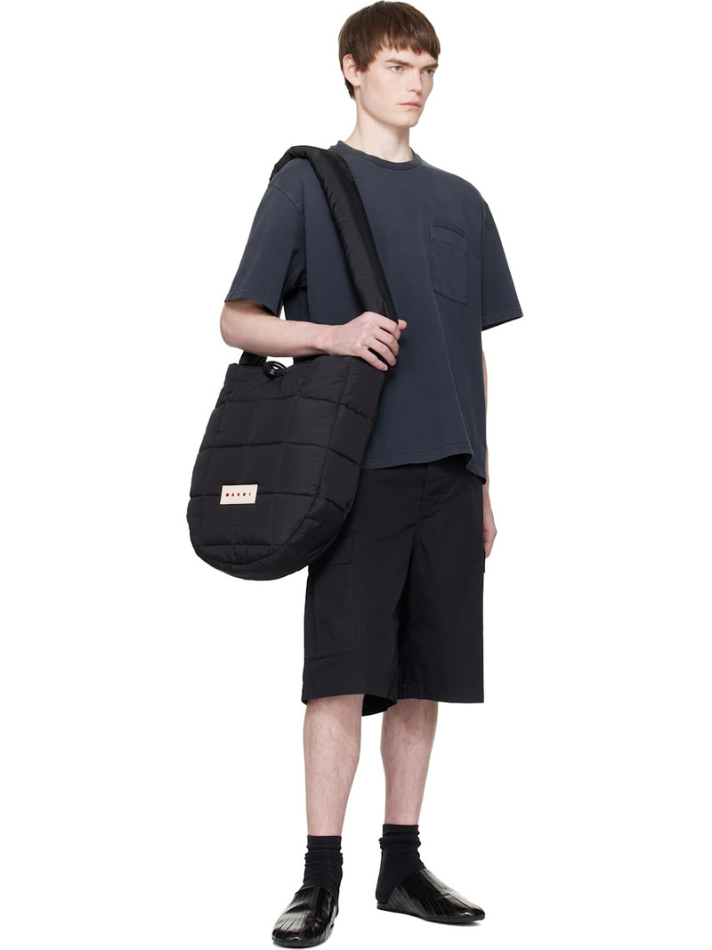 Marni Black Cotton 'Marni Patches' T-shirt outlook