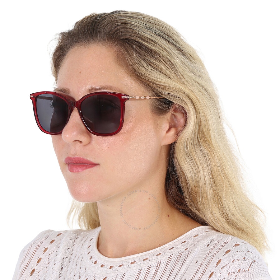 Carolina Herrera Grey Square Ladies Sunglasses HER 0100/G/S 0C9A/IR 56 - 2