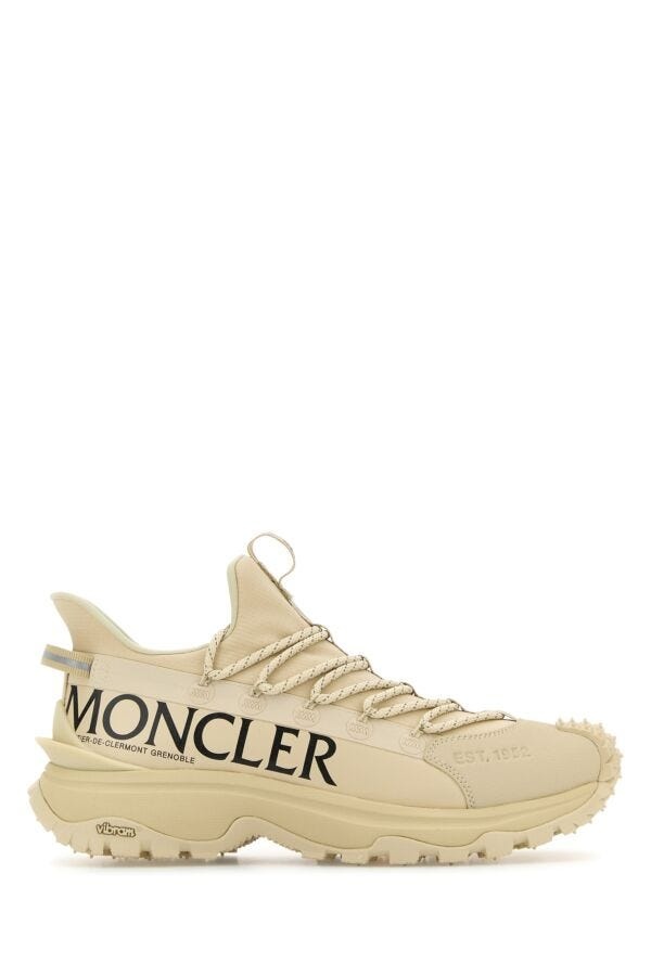 Moncler Woman Beige Fabric And Rubber Trailgrip Lite2 Sneakers - 1