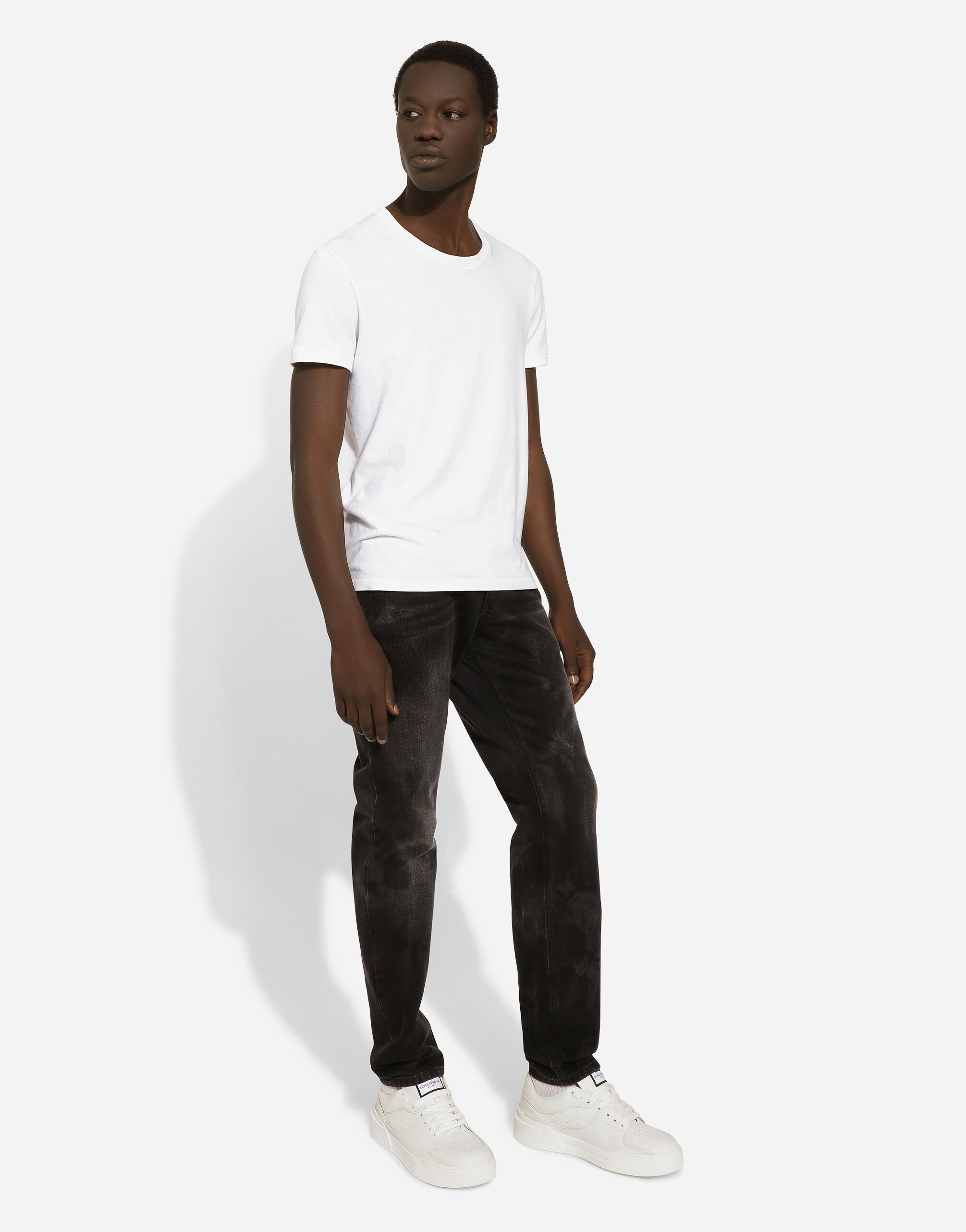 Regular-fit gray denim jeans - 2