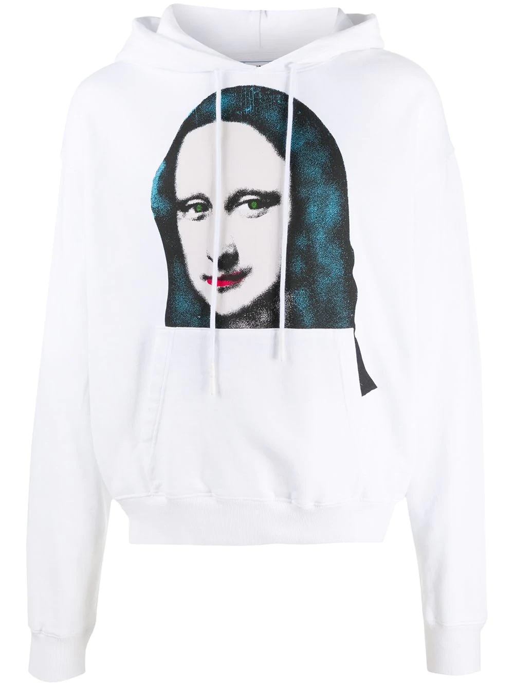 Mona Lisa print hoodie - 1