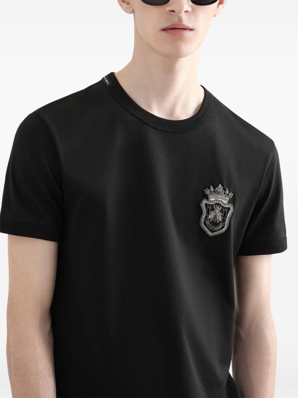 embroidered logo t-shirt - 4