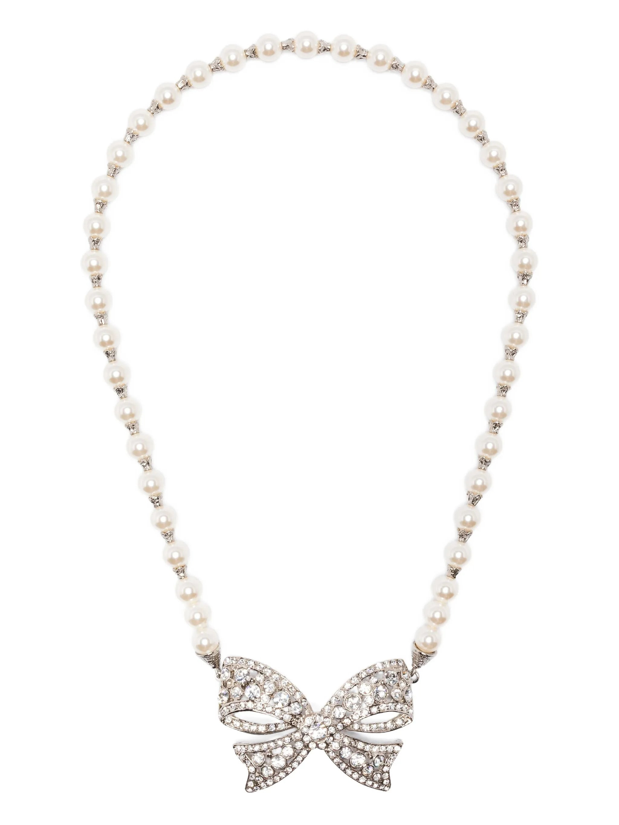Alessandra Rich Bow-pendant Necklace - 1