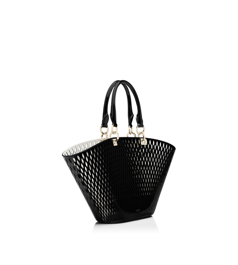 TOM FORD CUT OUT PATENT LEATHER MEDIUM PANIER outlook