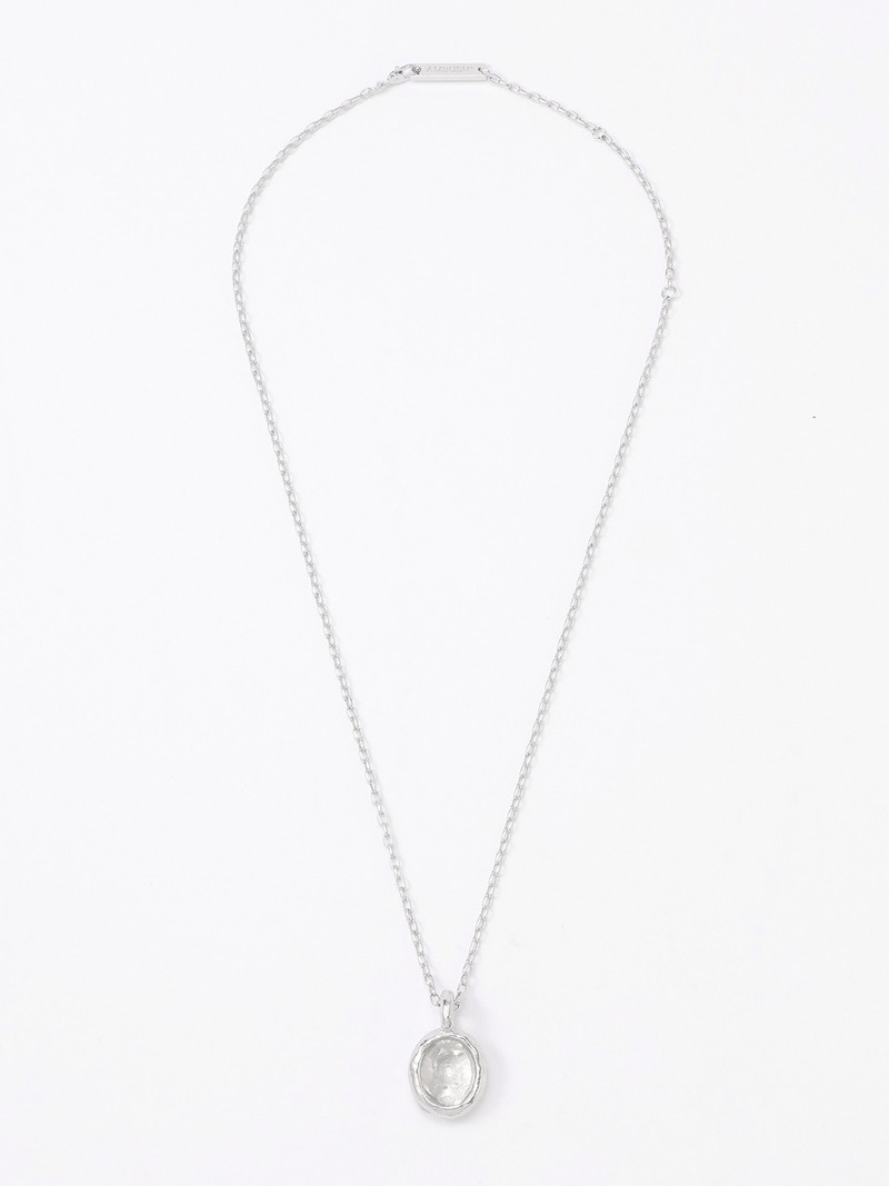 Ambush OVAL CUT STONE CHARM NECKLACE outlook