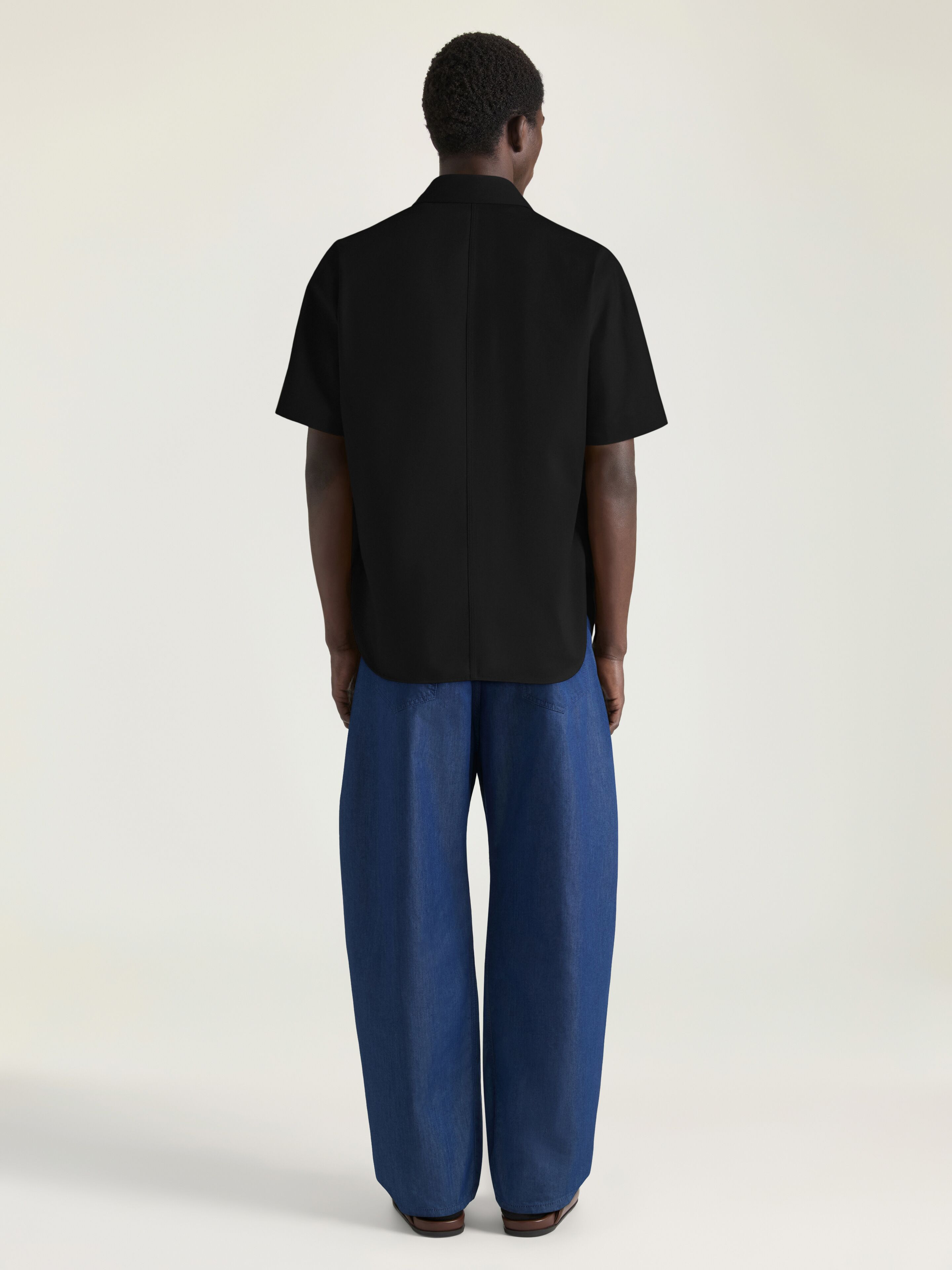 COUTURE SEAM SHIRT IN COTTON WITH GIVENCHY PARIS PATCH - 3
