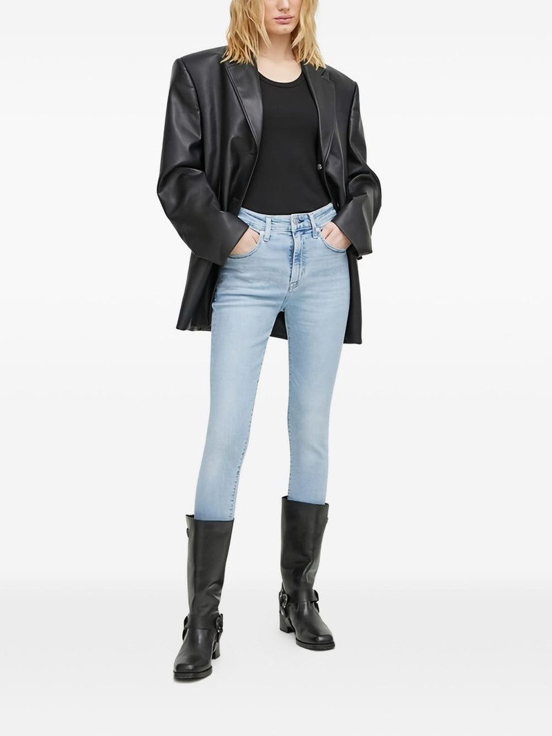 Levi's 721 raw-cut skinny-cut jeans outlook