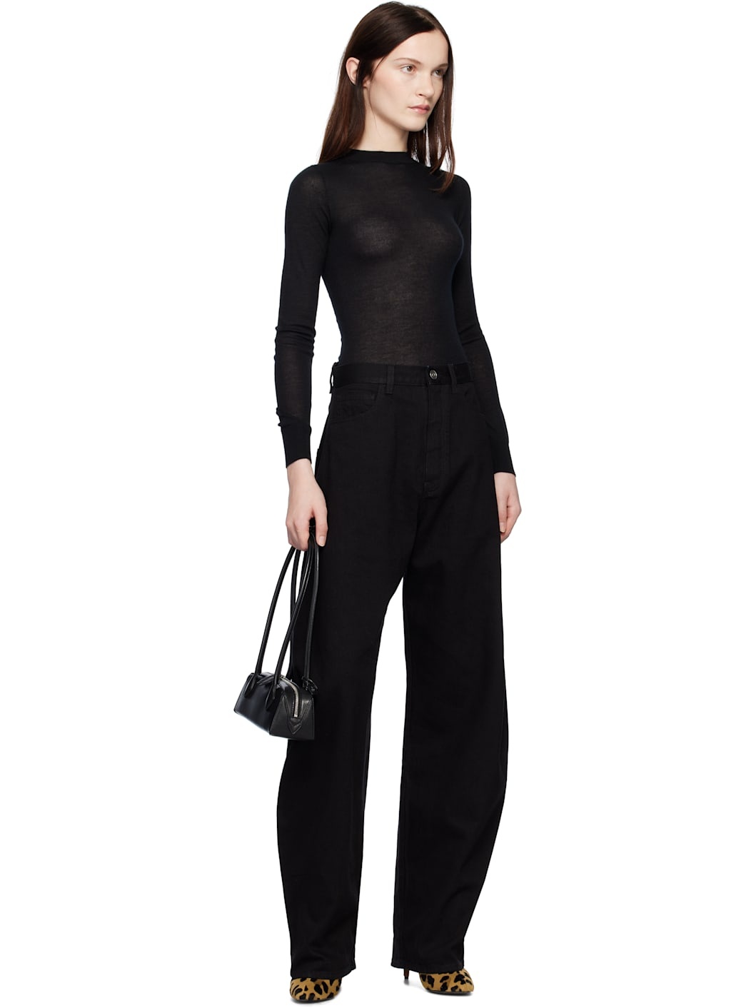 Black 'Le Teckel' Small Bag - 4
