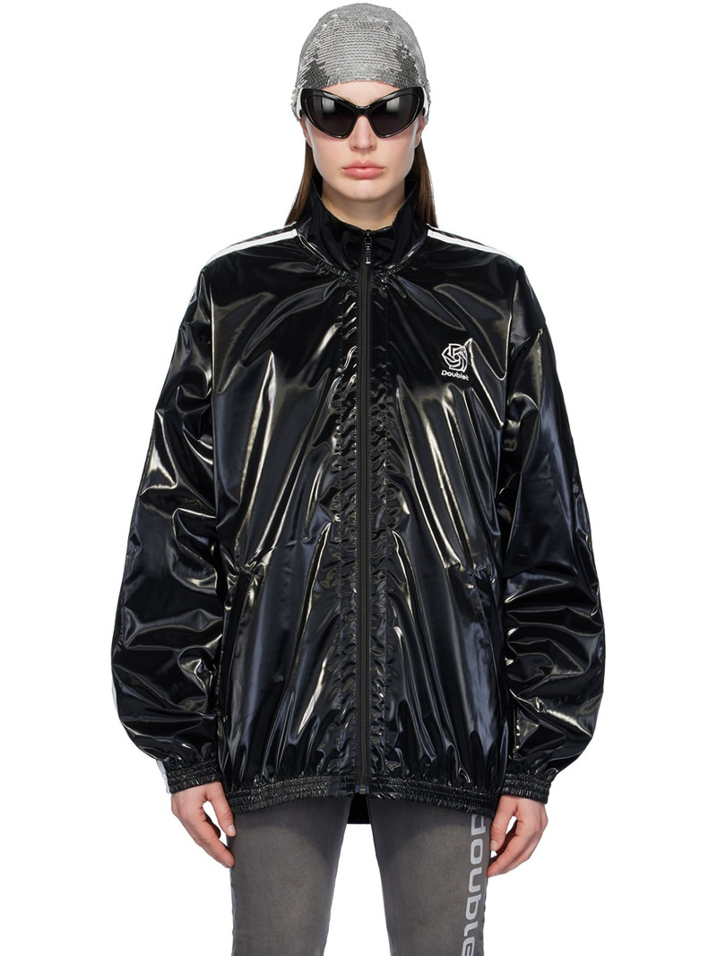 Black Zip Track Jacket 1