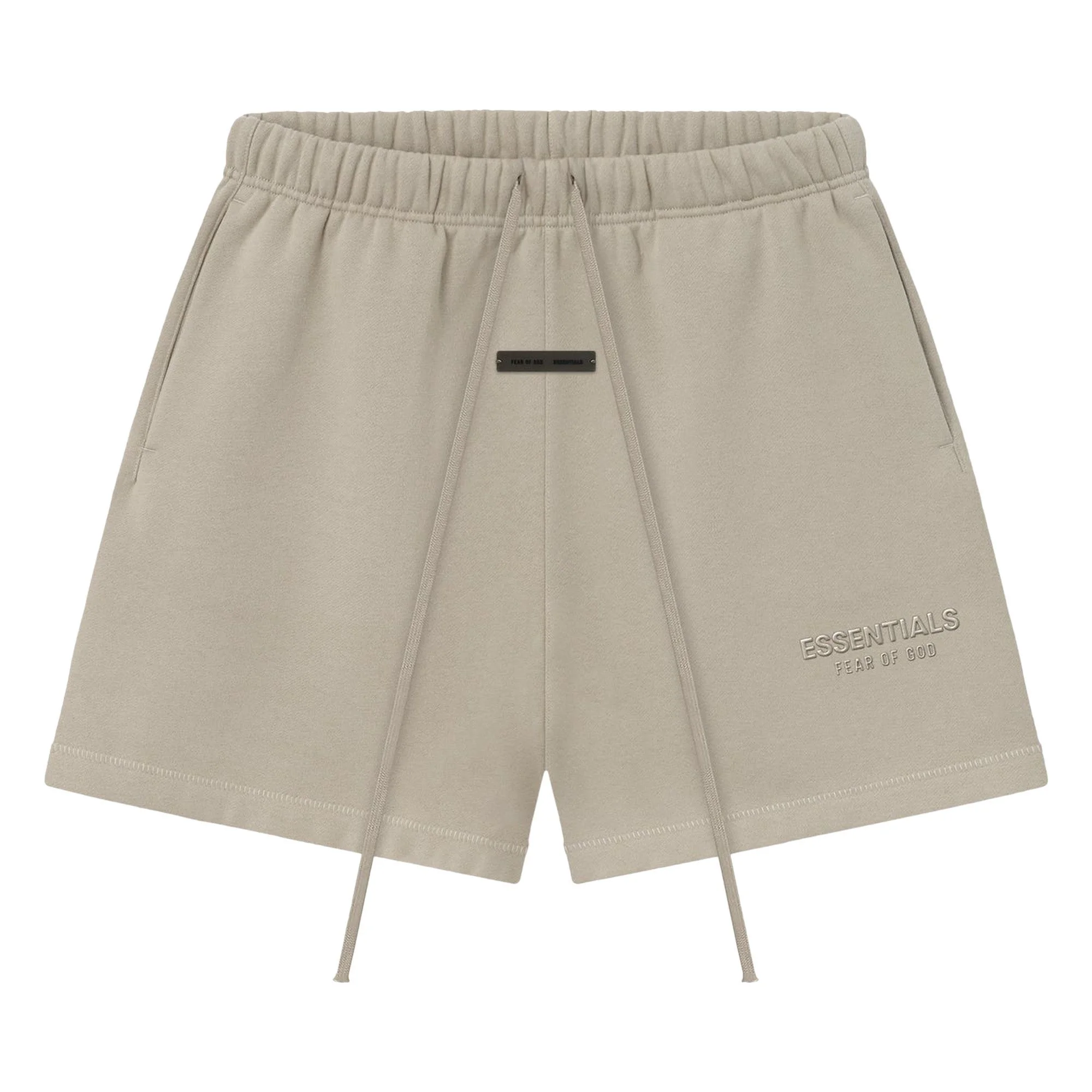 Fear of God Essentials Soccer Fleece Shorts 'Timber' - 1