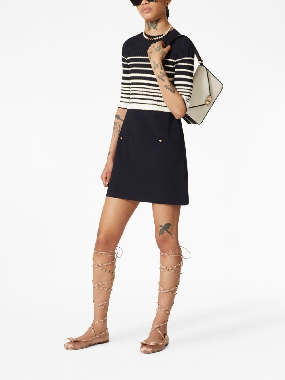 Valentino VISCOSE AND LUREX DRESS | viettishop | REVERSIBLE