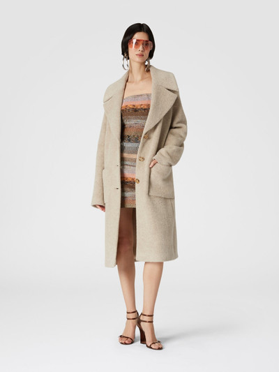 Missoni Long coat in alpaca blend outlook