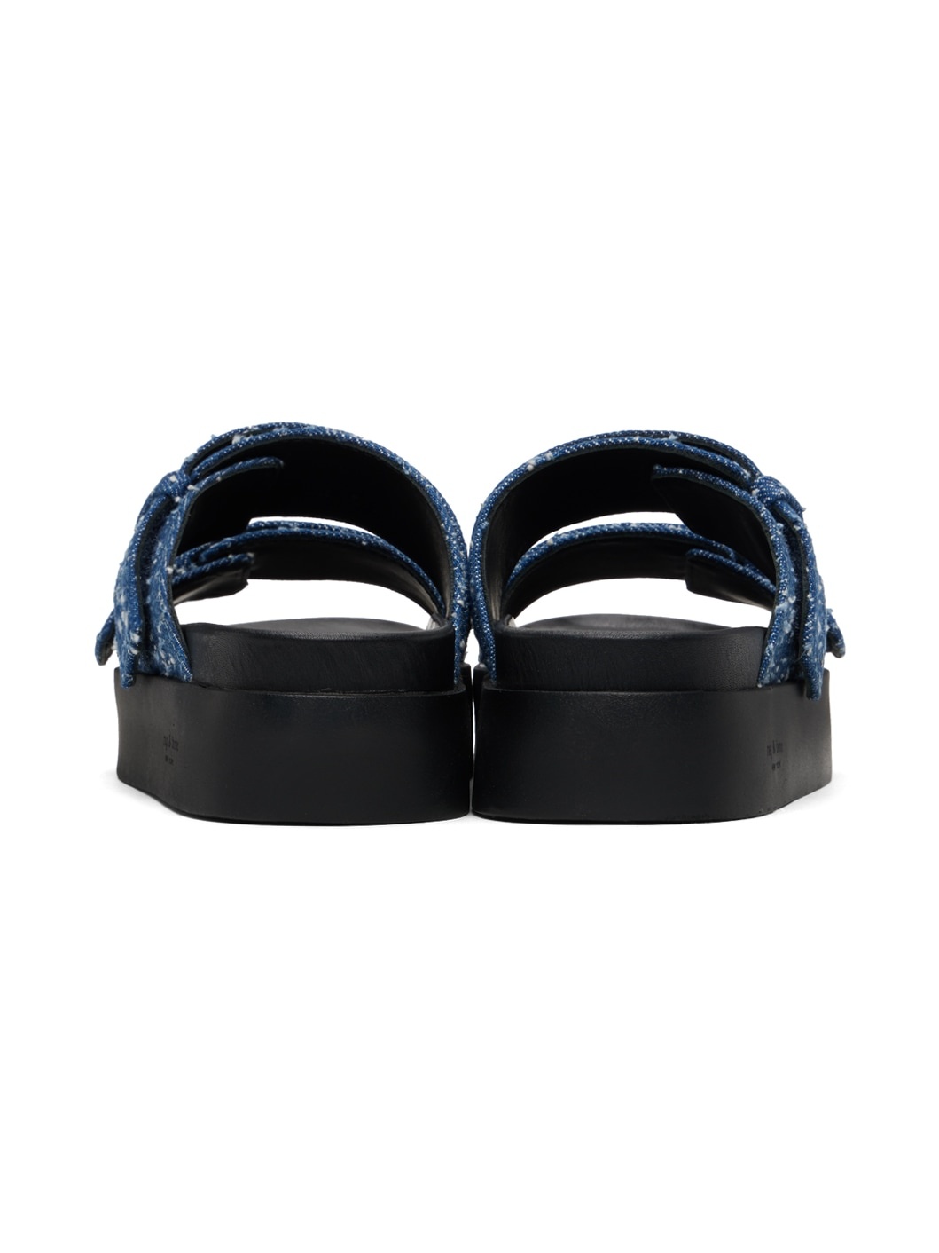 Blue Geo Platform Sandals - 2