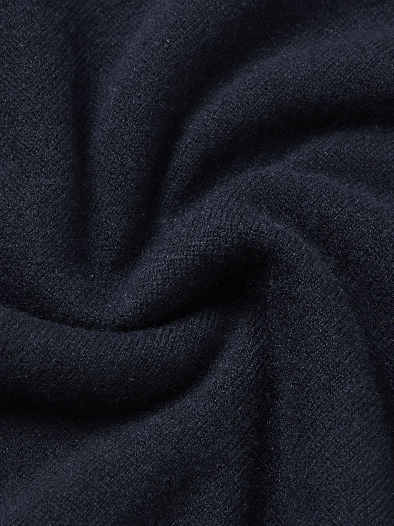Finley Cashmere Half-Zip Sweater Navy - 4