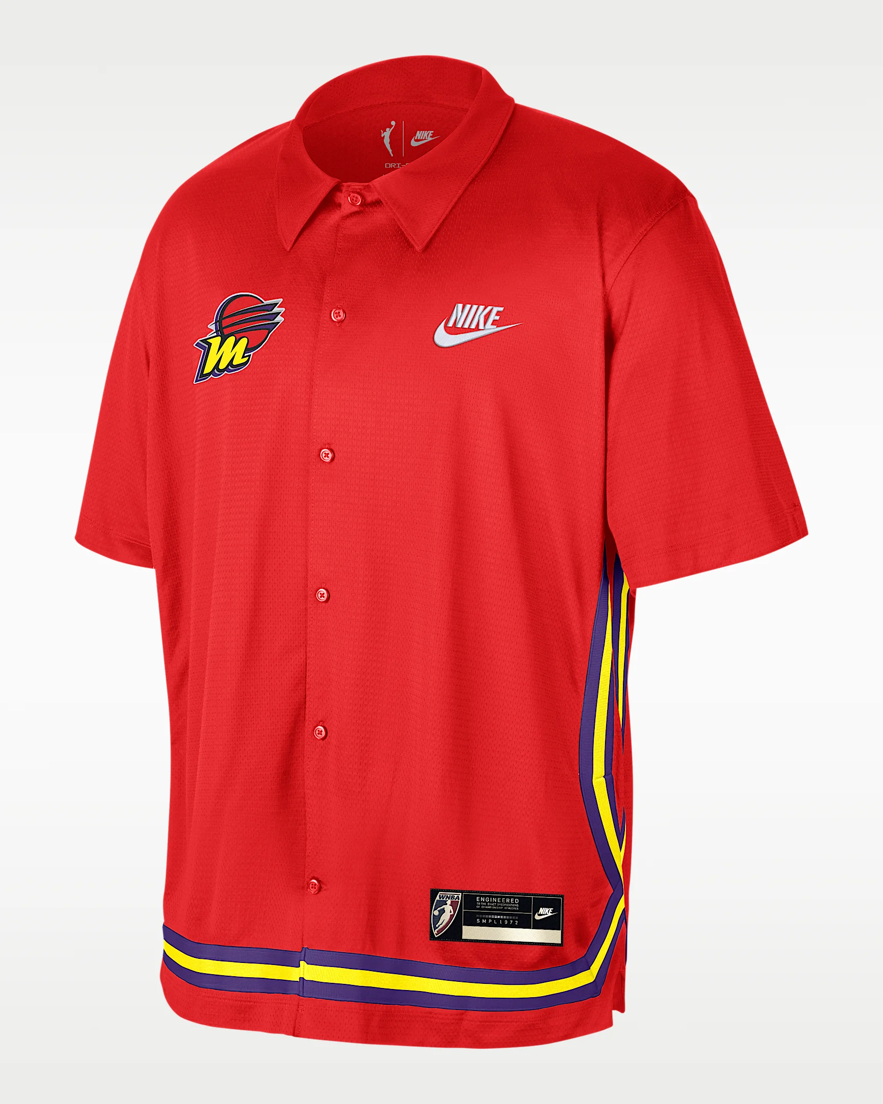 Phoenix Mercury Court Origins Nike Dri-FIT WNBA T-Shirt - 1